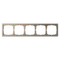 Рамка пластиковая на 5 постов универсальная Systeme Electric ArtGallery Шампань GAL000505