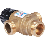 Клапан термостатический смесительный STOUT - 3/4" (НР, 35-60°C, Kvs 1.6, L-образное смешивание)