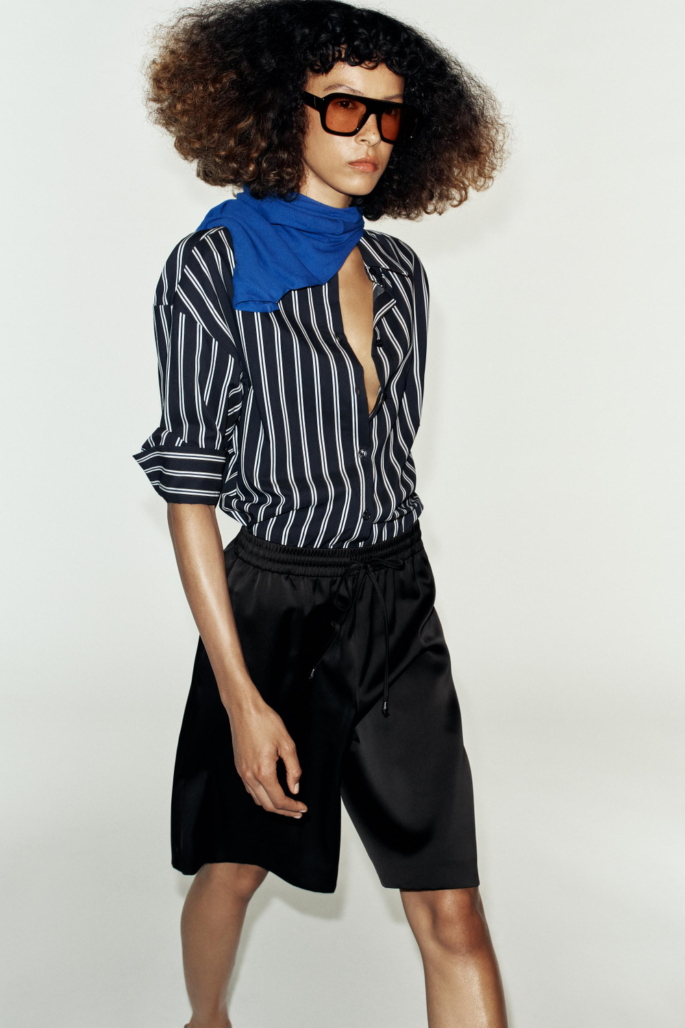 ДЛИННЫЕ АТЛАСНЫЕ ШОРТЫ — ZARA