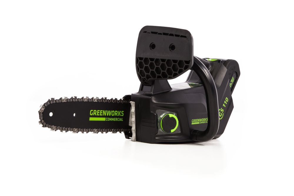 Аккумуляторная цепная пила Greenworks GD40TCSK2, 2003807UA,40v, 25 см, АКБ 2 А·ч и ЗУ