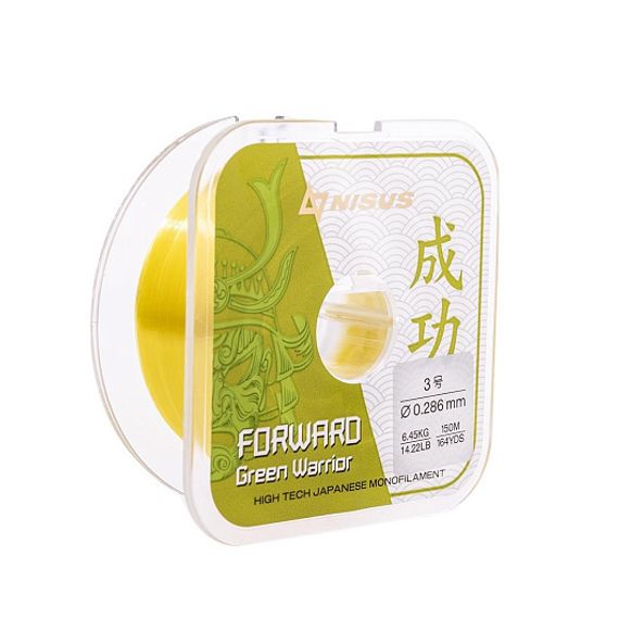 Леска FORWARD Green Warrior 0,286mm/150m Nylon (N-FGW-0286-150) Nisus