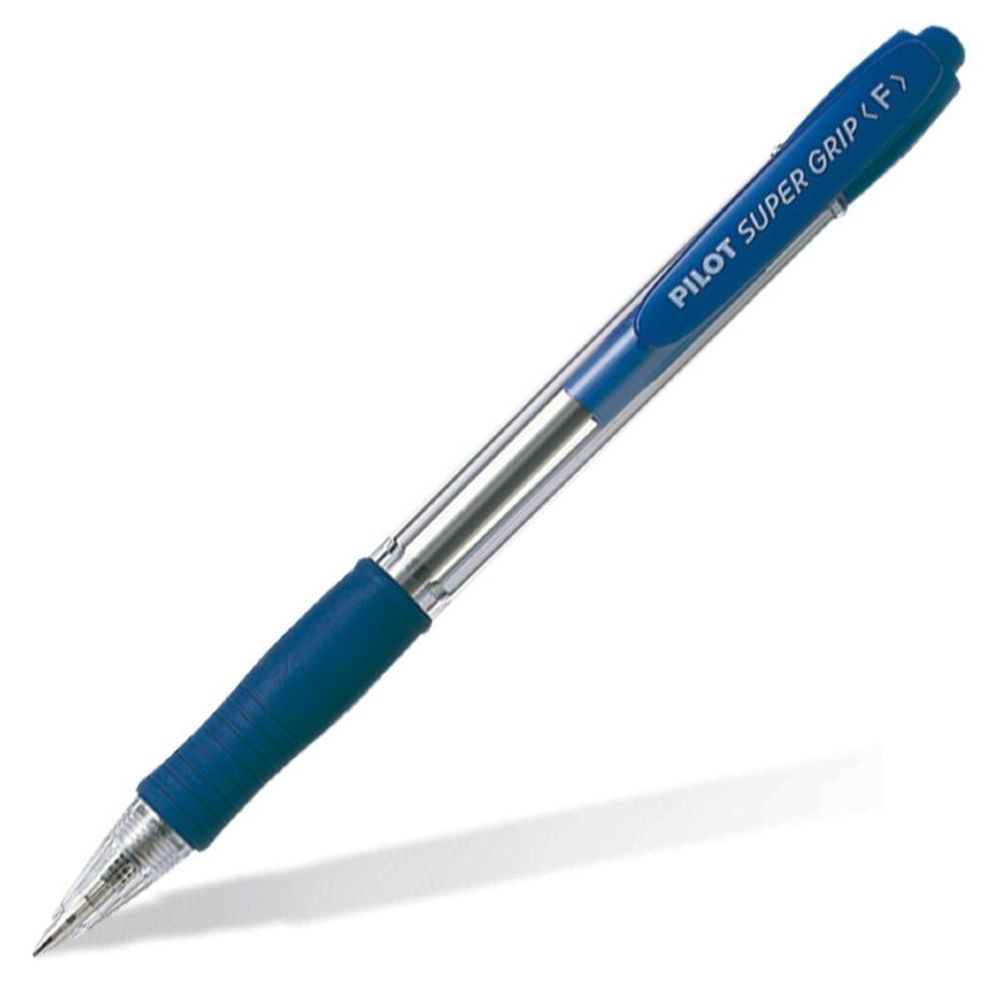 Шариковая ручка Pilot Super Grip синяя 0,7мм (BPGP-10R-F-L)