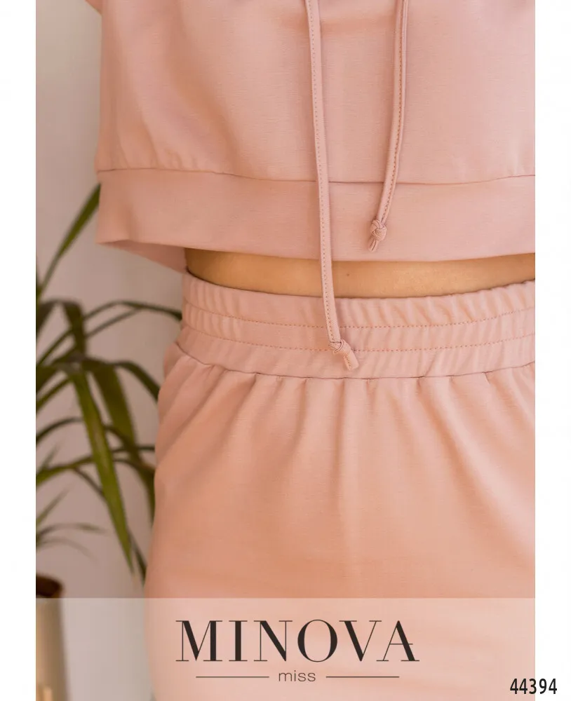 Костюм 2174-пудровый Minova