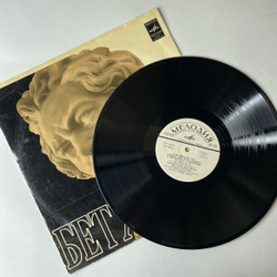 Винтажная виниловая пластинка LP Бетховен, Святослав Рихтер, Давид Ойстрах, Мстислав Ростропович, Концерт До Мажор Для Фортепиано, Скрипки И Виолончели С Оркестром, Соч. 56 (СССР 1980)