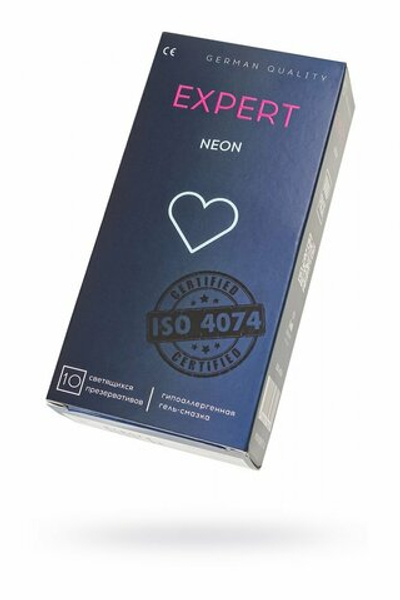 Презервативы Expert светящиеся в темноте №10