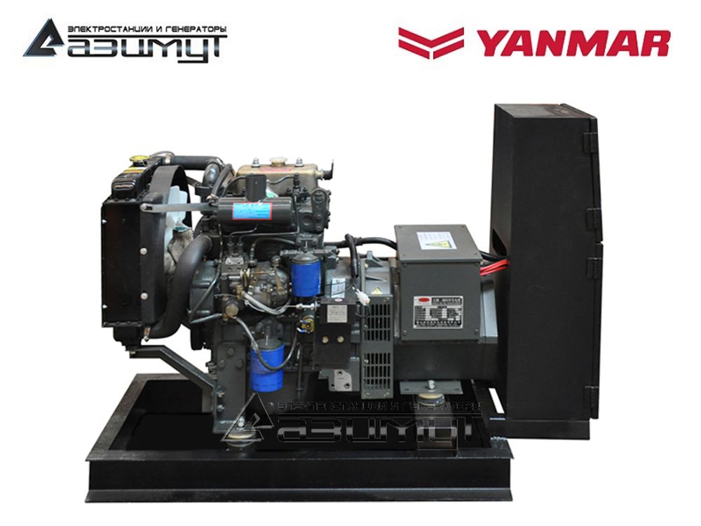 Дизельный генератор Азимут АДА-8-230-РЯ Yanmar однофазный Дизельный генератор Азимут АДА-8-230-РЯ Yanmar однофазный