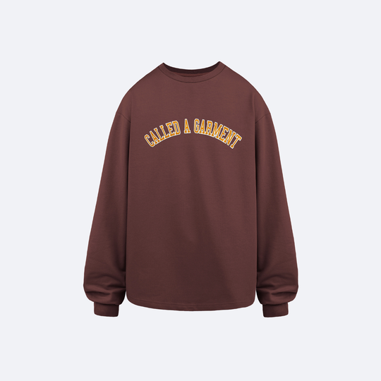 Лонгслив Called a Garment College (cherry)
