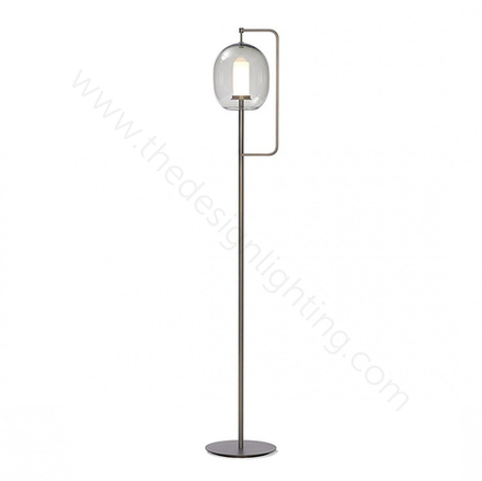Floor design lamp  Lantern Light by ClassiCon (Black)