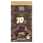ChocZero, Signature Squares, темный шоколад, 70% какао, 8 квадратиков, 90 г (3,2 унции)
