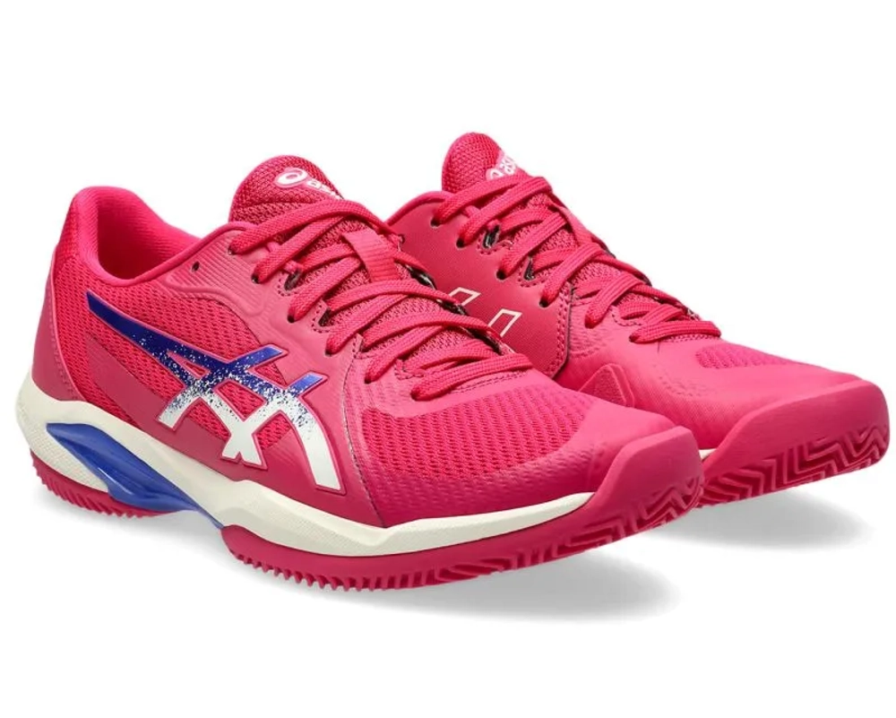Женские теннисные кроссовки Asics Solution Swift FF 2 Clay - bright rose/dark cobalt
