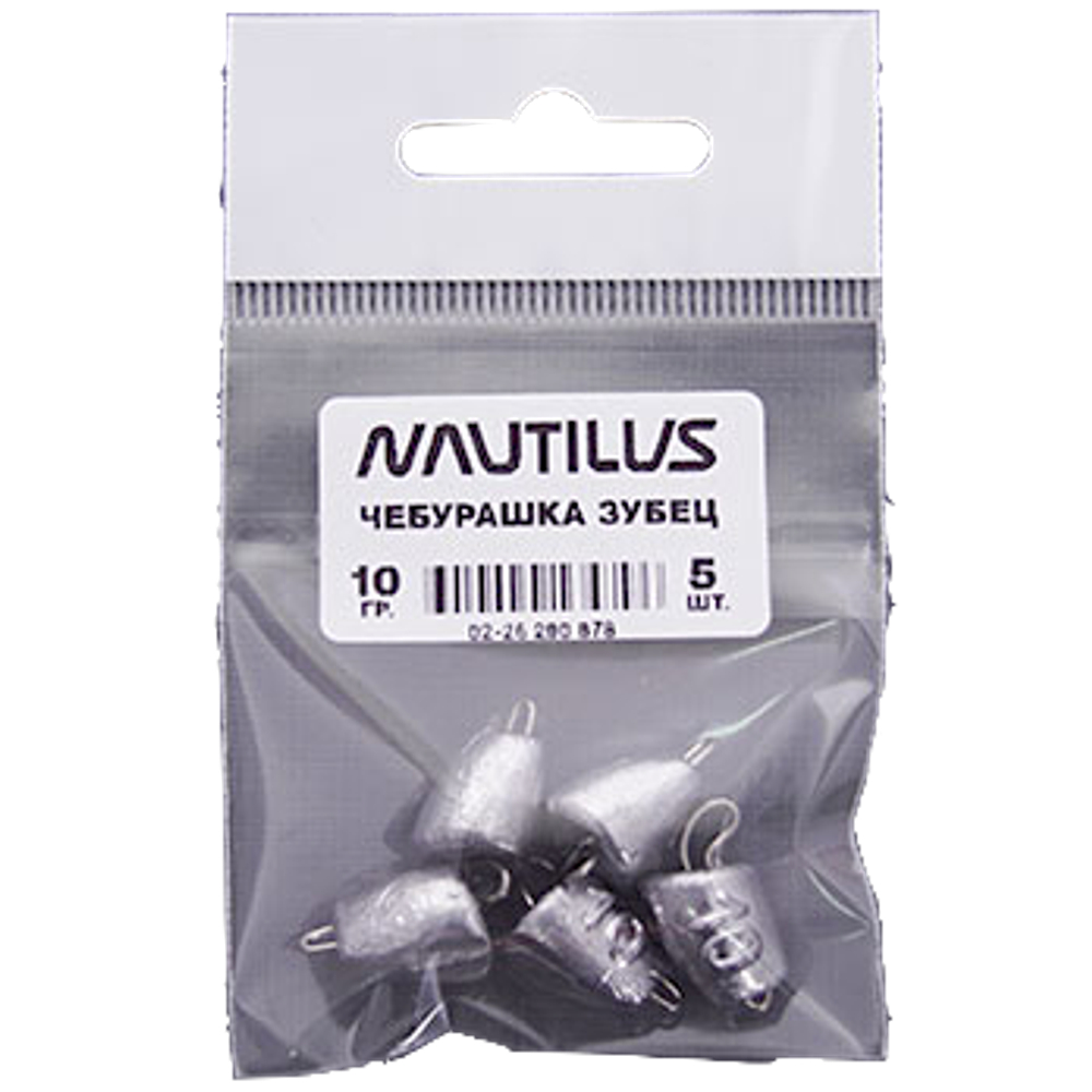 Груз Разборный Чебурашка Сапог Nautilus 14г 5шт (Зубец) 02-26246113