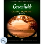 Чай чёрный Greenfield Classic Breakfast 100 пакетиков