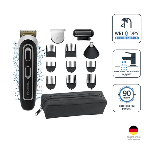 Мультитриммер Rowenta TRIM&STYLE 11-в-1 TN9110F4