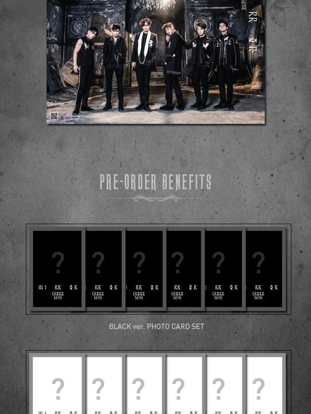 Альбом CROSS GENE - MIRROR 4th Mini Album BLACK Version