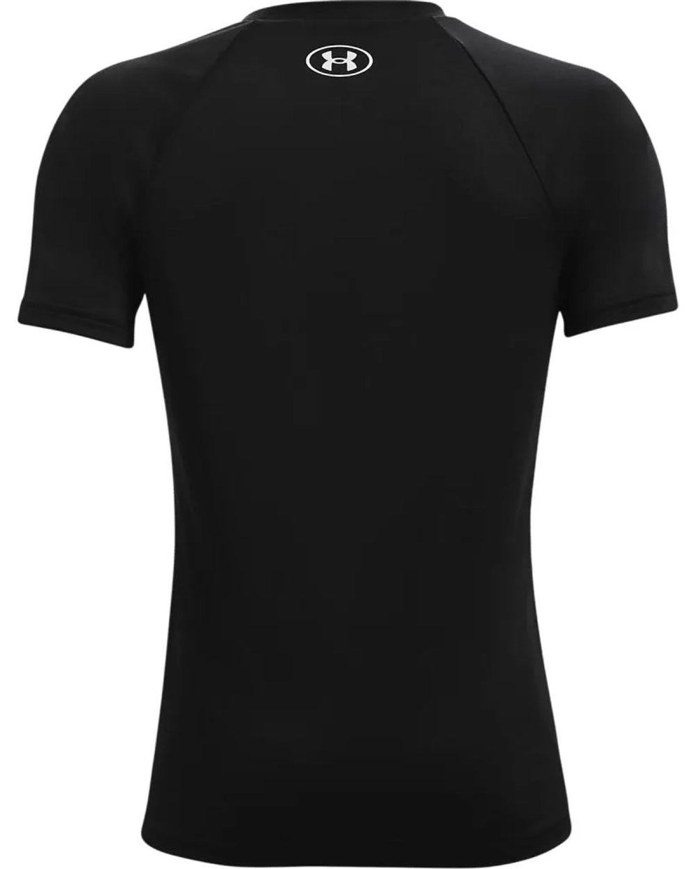 Футболка для мальчика теннисная Koszulka tenisowa Under Armour Tech Big Logo - black/graphite