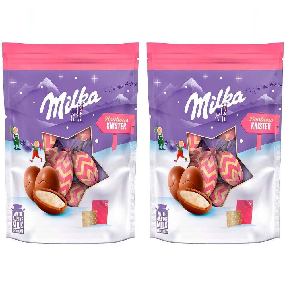 Милка Шок.конфеты Bonbons Knister 86гр
