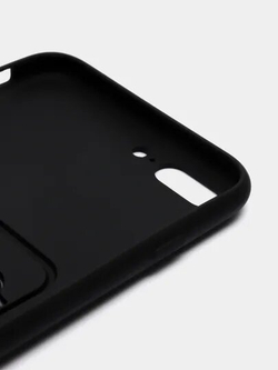 Чехол с карманом для карт на iPhone 7 Plus, 8 Plus, Черный