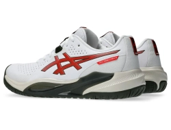 Мужские теннисные кроссовки Asics Gel-Challenger 15 - white/cherry tomato