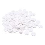 Пуговицы 2 прокола 28L=18 мм, (s.white (белый)), CX-K-22, 144 шт