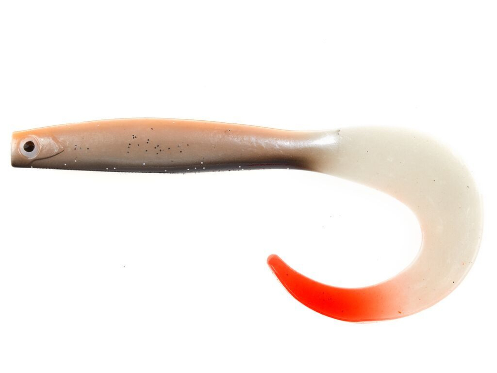 Виброхвост LJ 3D Series Kubira Fire Tail 9" (22,8 см), цвет PG18, 1 шт.