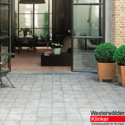 Ступень угловая клинкерная флорентинер WESTERWAELDER KLINKER ATRIUM 31110 HELLGRAU 320х320х9,5 мм