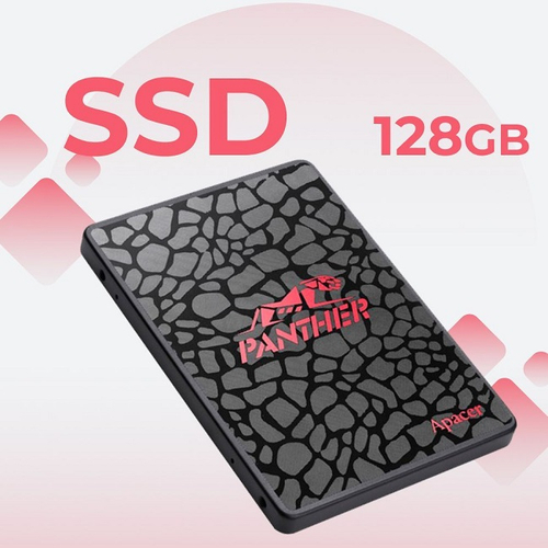 Жесткий диск SSD 2.5" 128Gb Apacer AS350 PANTHER, 560/540MBs, 81994 IPOS, TLC 3D NAND, SATA-III (AP128GAS350-1)