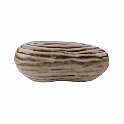 Тарелка для закусок 14х9см Roomers Tableware white-green 142405-1