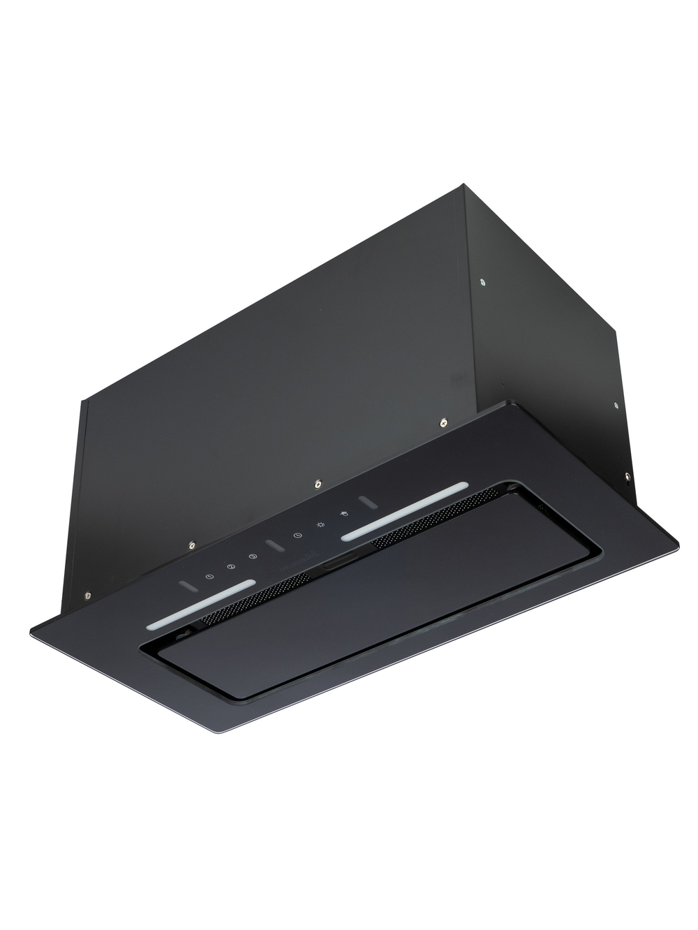 Вытяжка встраиваемая MWDC60TL Black Инвертор 1200м3/ч Черная, управление жестами, полновстраиваемая