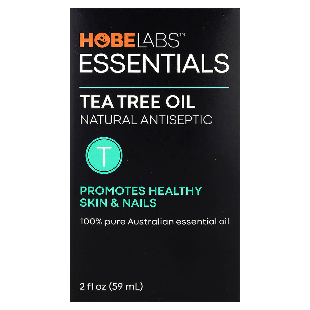 Hobe Labs, Essentials, масло чайного дерева, 59 мл (2 жидк. унц.)