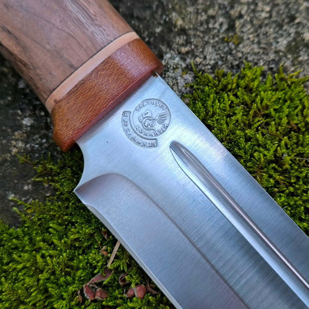 Нож охотничий НС-06 Манул, гравировка (Златоуст)