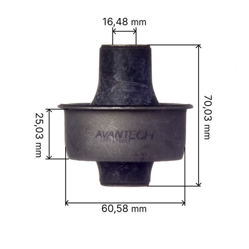 Сайлентблок переднего нижнего рычага задний Avantech ASB1602