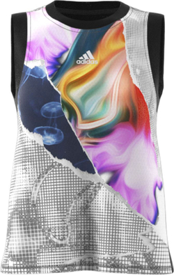 Женский топ теннисный Adidas Tennis US Series Match Tank Top - white