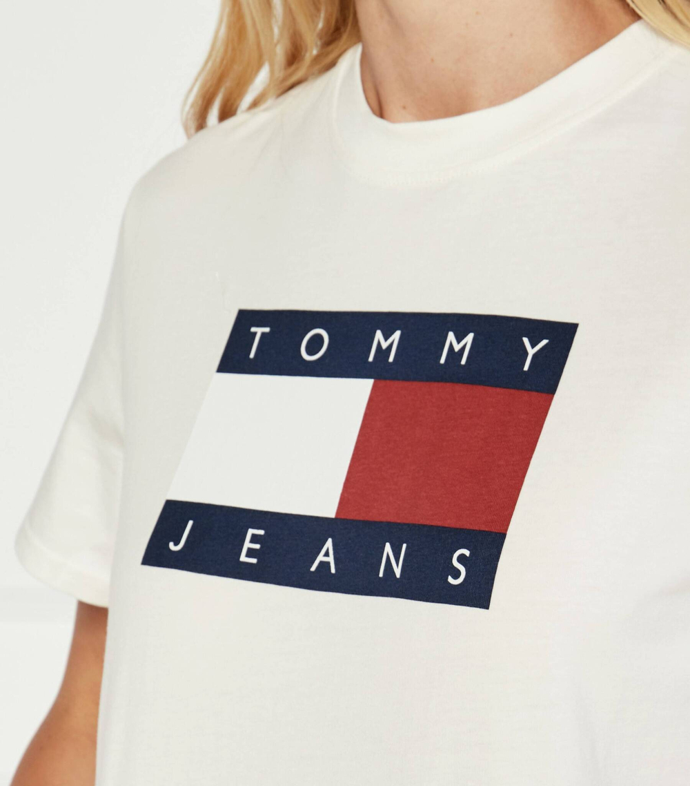 Футболка Tommy Jeans - экрю(DW0DW18629)