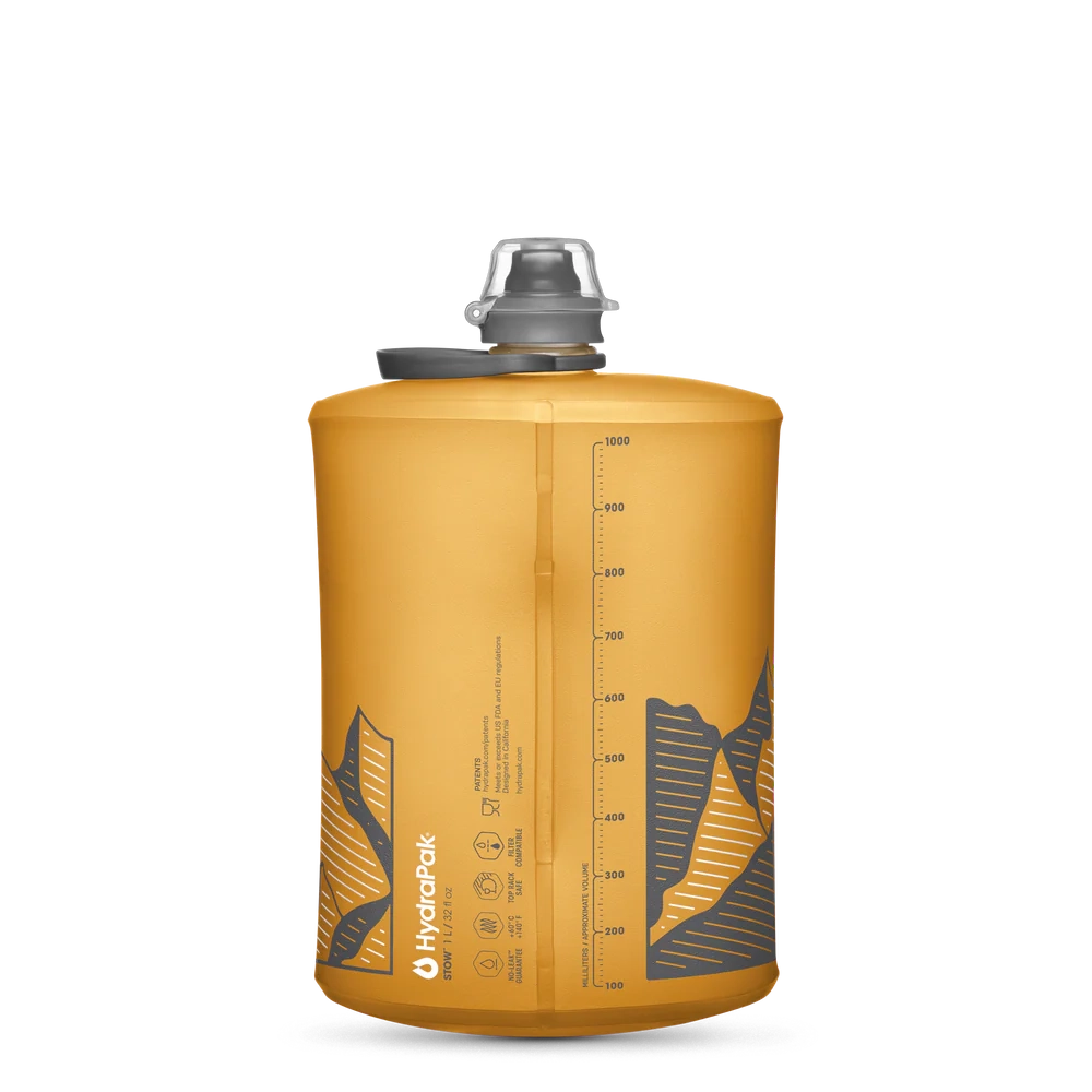 Мягкая фляга для воды HYDRAPAK Stow 1L Golden Mountain