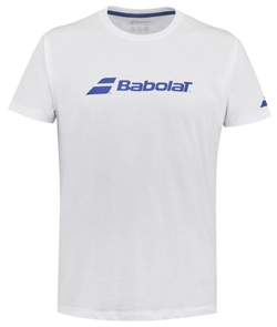 Футболка для мальчика теннисная Babolat Exercise Tee Boy - белый
