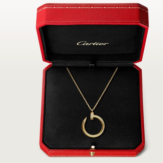 Cartier Juste un Clou pendant, diamonds in yellow gold