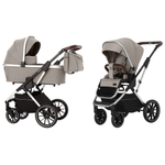 Коляска 2 В 1 Carrello Aurora CRL-6505 Almond Beige ДИЗАЙН 2022