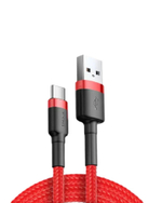 Usb Кабель-зарядка TYPE-C Baseus Cafule 3A 1м (CATKLF-B09) красный