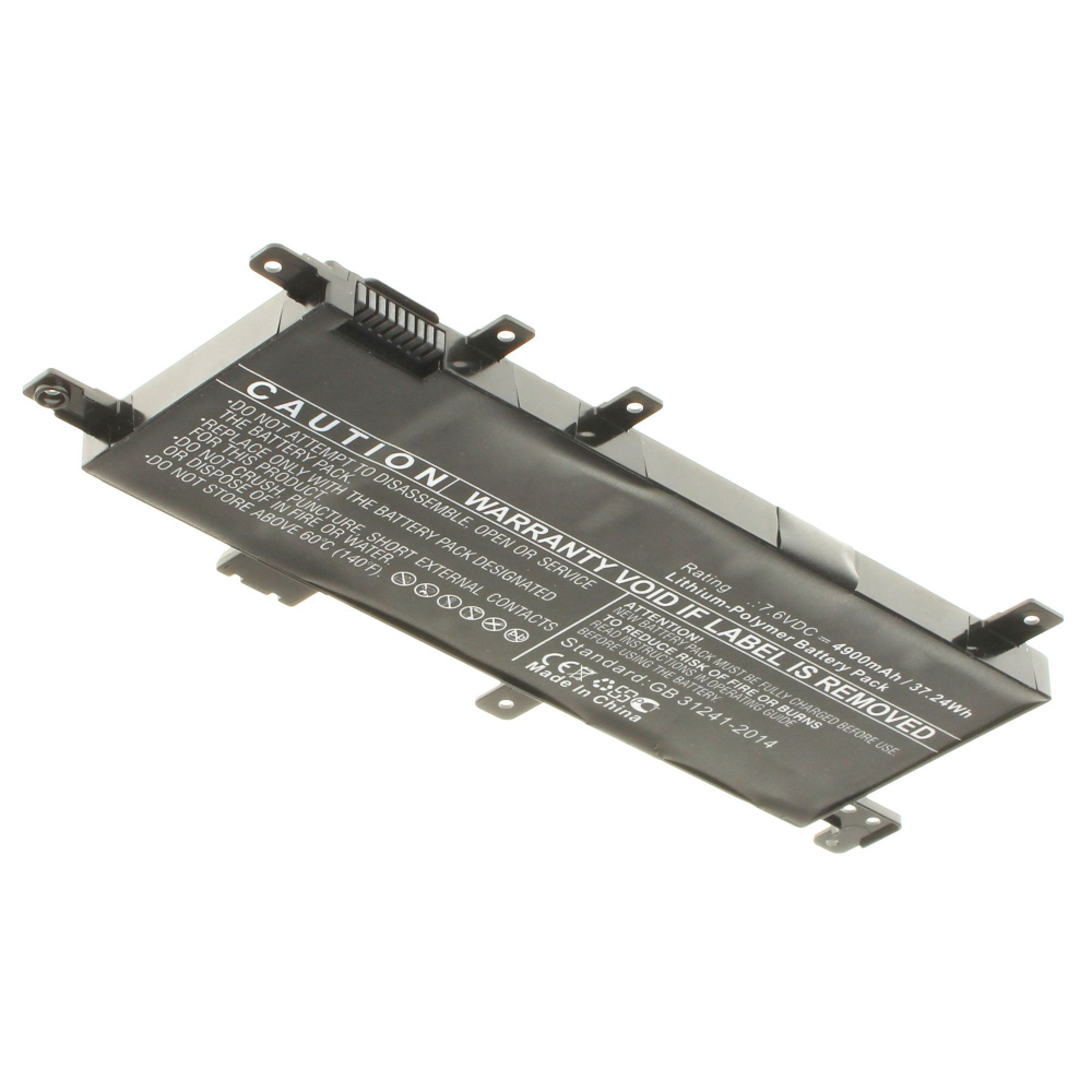Аккумуляторная батарея AnyBatt 4400mAh для ноутбука Asus VivoBook 15 X542 (C21N1634, C21PQCH)