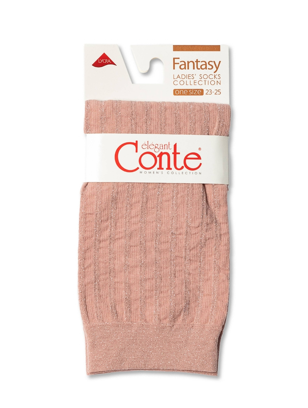 CONTE FANTASY Носки в полоску с люрексом