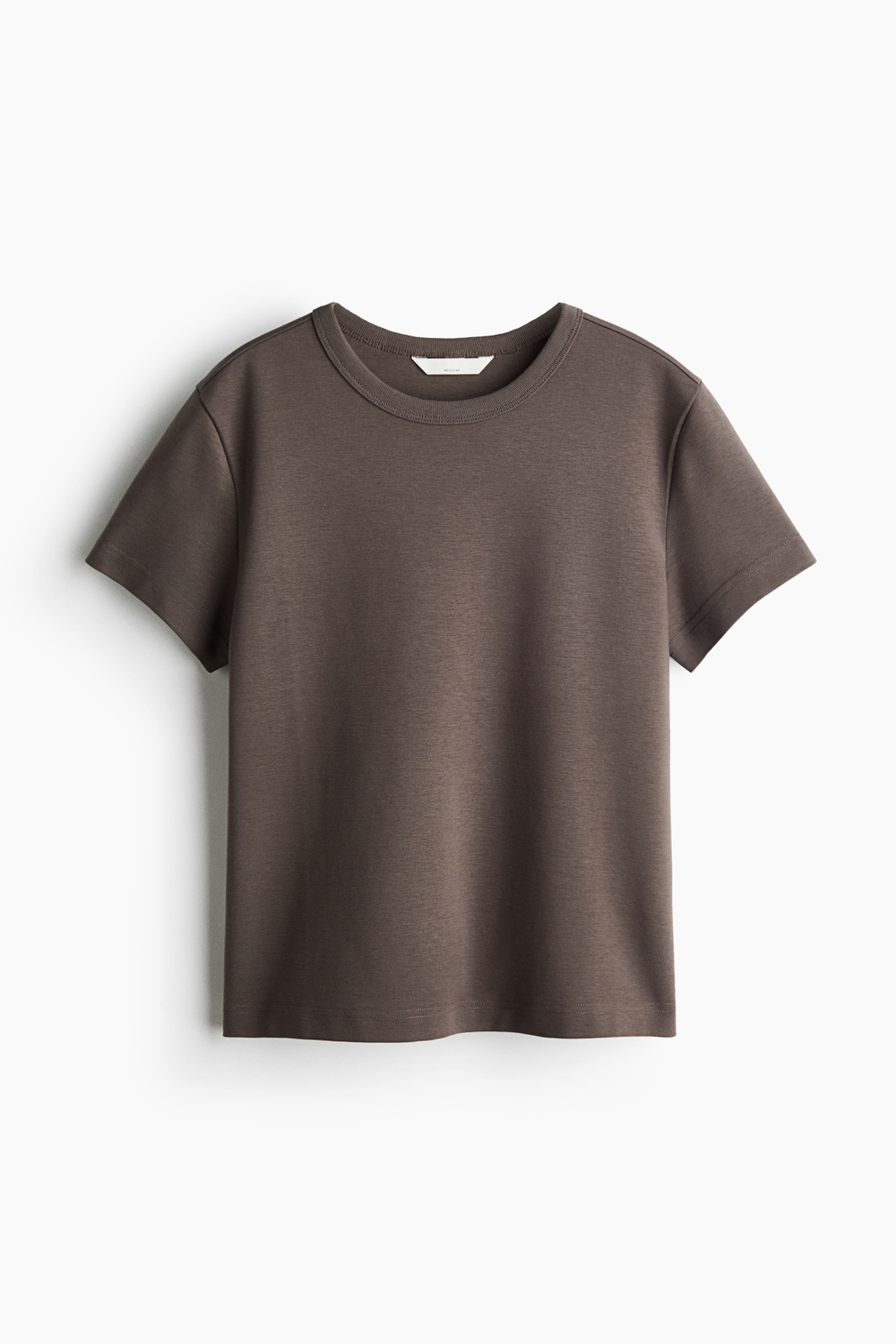 Хлопковая футболка интерлок - H&M