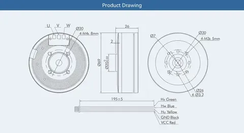 T-Motor CubeMars R60 KV115