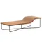 Кресло-кушетка Clivio Daybed, коричневая кожа