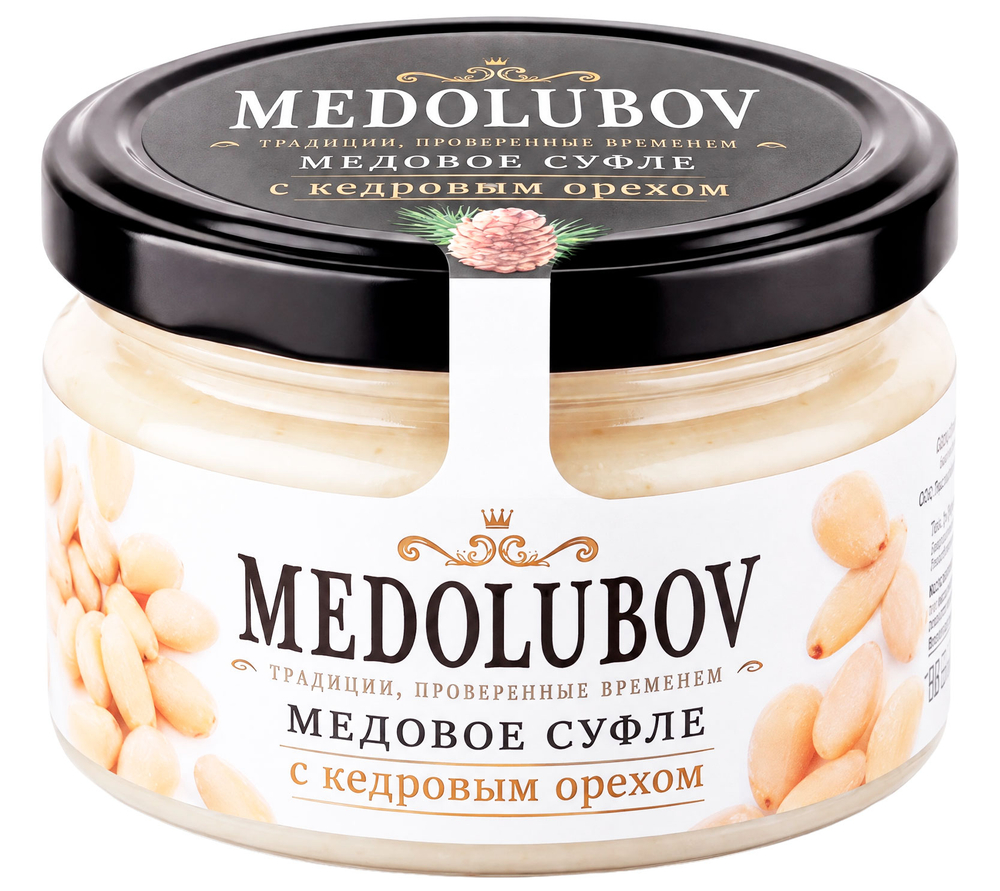 Медовое суфле с кедровым орехом Медолюбов