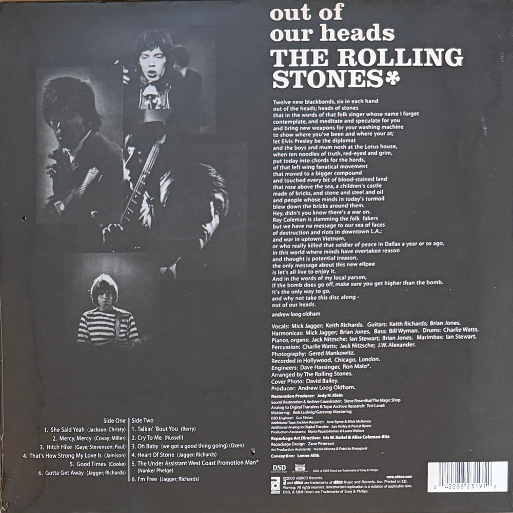 The Rolling Stones – Out Of Our Heads UK (Европа 2023г.)
