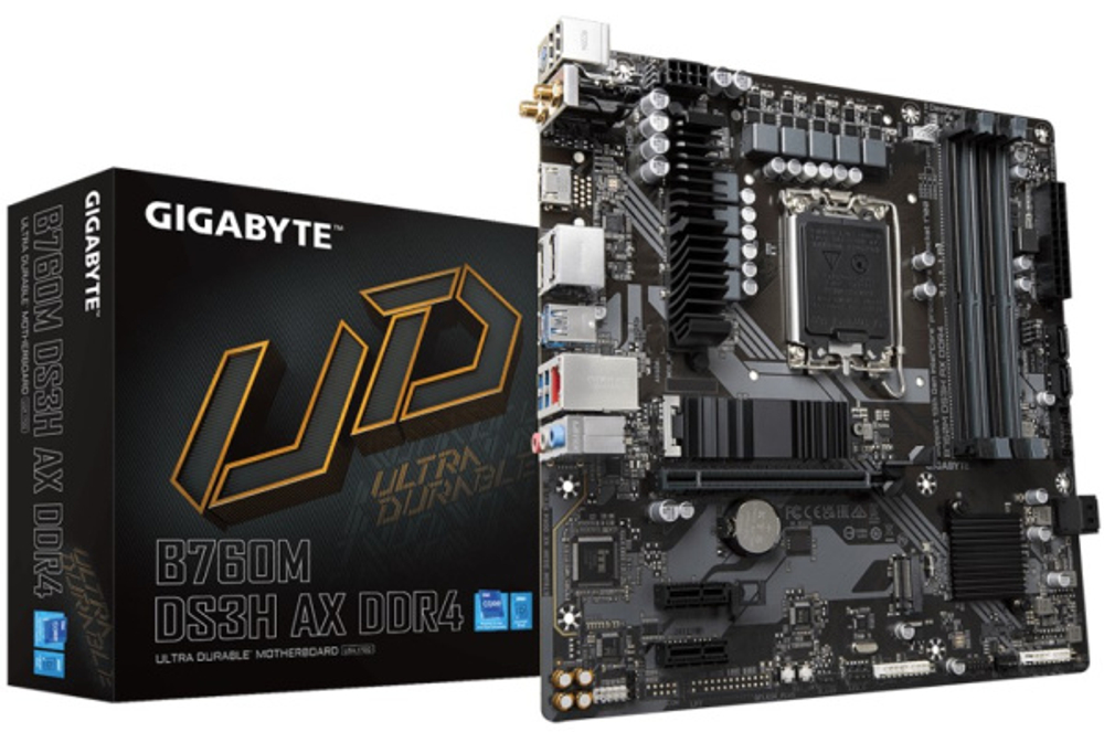 Материнская плата mATX GIGABYTE B760M DS3H AX DDR4