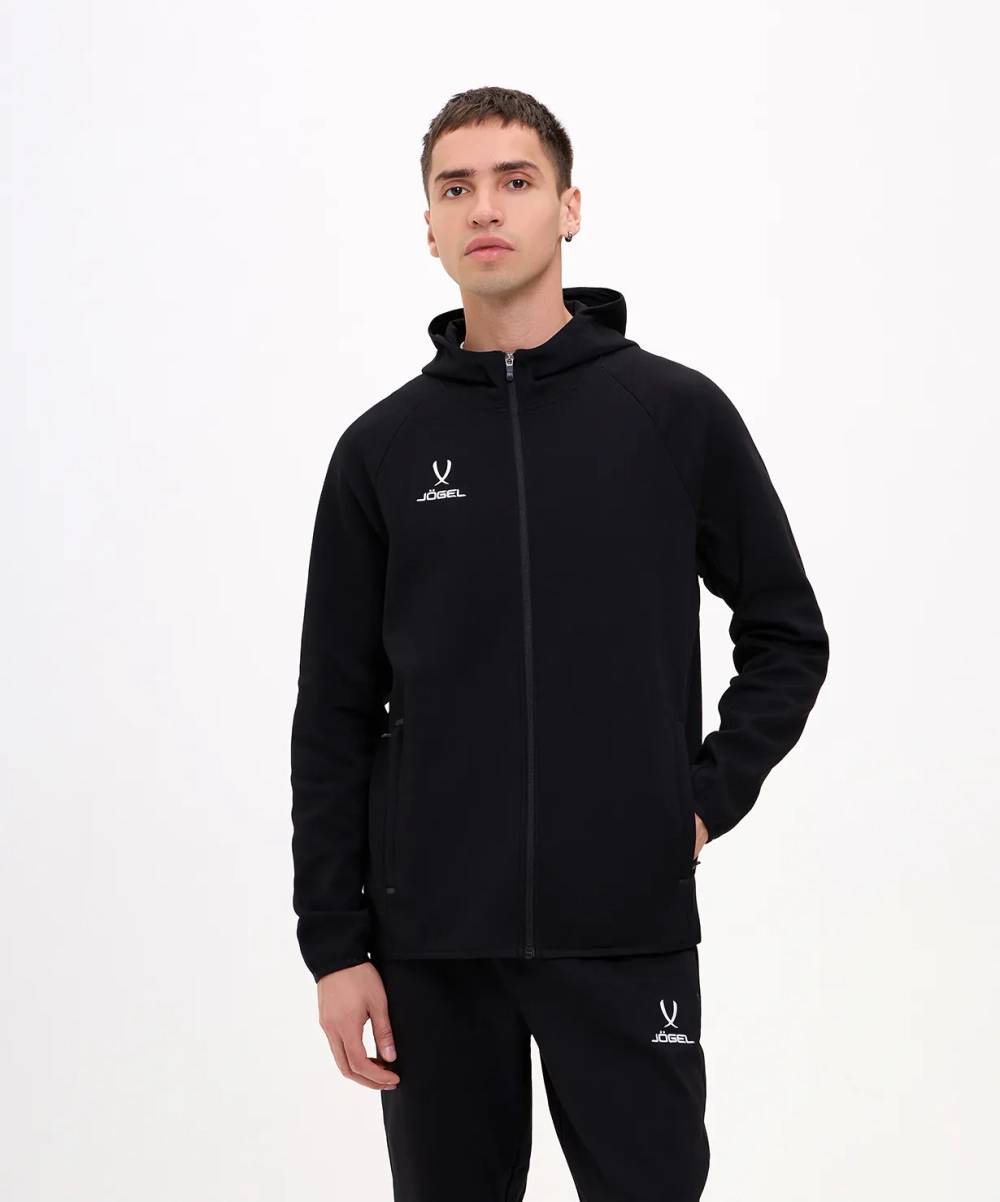 Худи на молнии ESSENTIAL Athlete Hooded FZ Jacket, черный