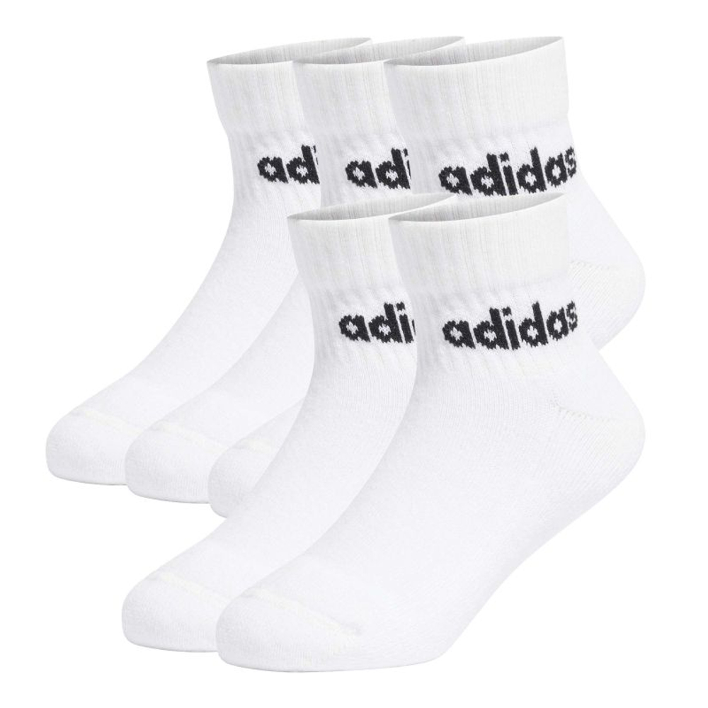 Теннисные носки Adidas Kids Linear Ankle 5P - white