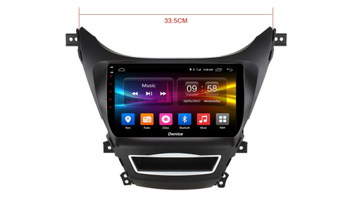 установочный комплект HYUNDAI ELANTRA 2013+, рамка + проводка KB-OL-9706