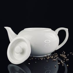 Lenardi 118-067 Чайник заварочный 1л BIANCO в под.уп.(х12)Фарфор
